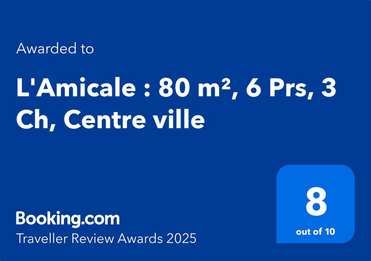 L'Amicale : 80 M², 6 Prs, 3 Ch, Centre Ville Dijon Exterior photo